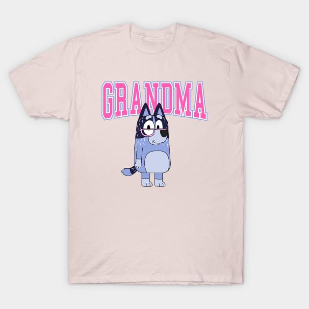 Bluey Grandma T-Shirt by Kuturupiah